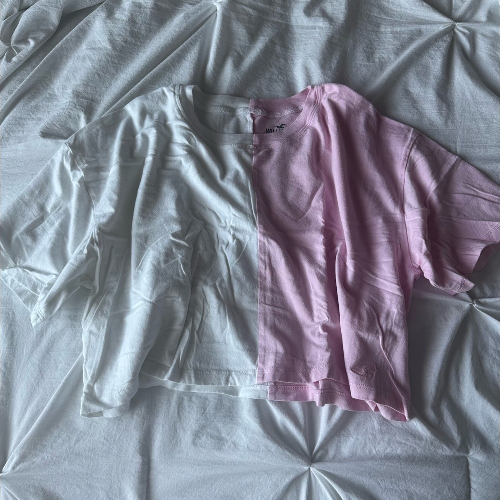 Hollister two-tone crop top